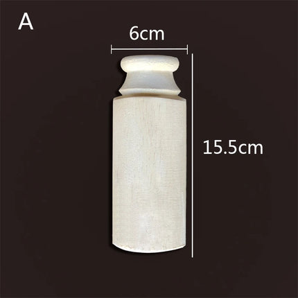 Applique for Furniture In Wood Figurines Moulding Decal Carved Wedding Decoration Maison Accessories Stair Decoration Wood Onlay