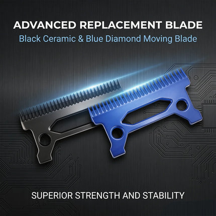 ROSYOUS Replacement Moving Blade Zircon Long Teeth Clipper Accessories forX01 JC06 8148 V003 R66 M10 Madeshow Wmark Kulilang VGR