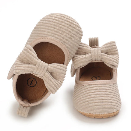 Spring and Autumn Bow Baby Princess Shoes Baby Shoes Baby Shoes Soft soled Anti slip Sneakers
