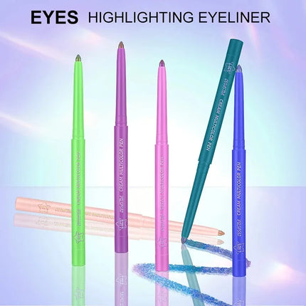 Color-changing Eyeshadow Stick Multi Chrome Eyeliner Waterproof Long Last Smooth Cream Gel Liner Eye Makeup Glitter Eye Shadow