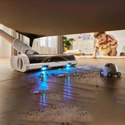 Dreame U20 Cordless Vacuum Cleaner 120AW 22000Pa Blue Light Dust Reveal V-shaped Anti-tangle for Pet Hair Hard Floor Carpet
