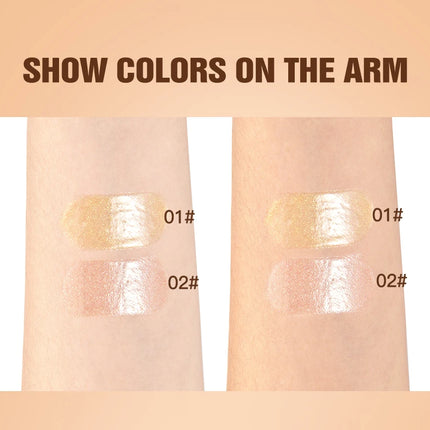 Body Shimmer Oil Liquid Highlighter Long Lasting Sequin Illuminating Moisturizing Highlight Facial Contour Brightening Makeup