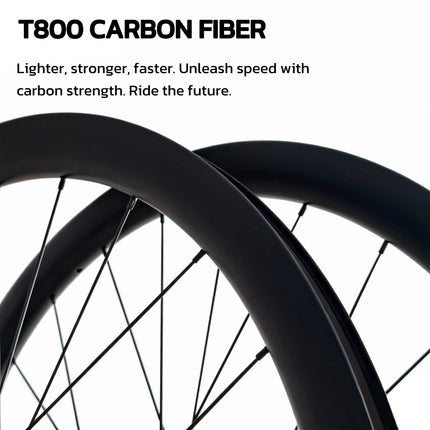 Gravel Wheelset 700c Carbon Road Wheels Clincher Disc 38/45/50mm Depth 28mm Width 36T Ratchet Center Lock UD Matte for Road Bike