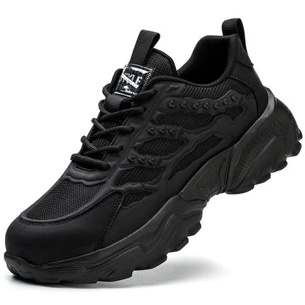 white work shoes lightweight comfortable safety shoes man women work shoes with a steel toe puncture proof safety work sneakers