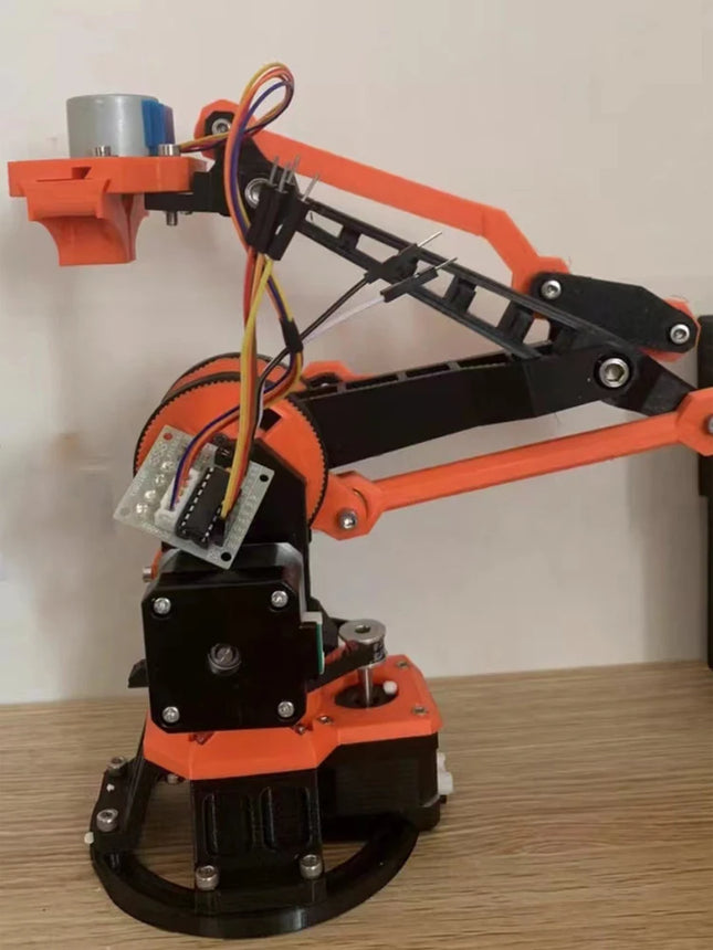 High Precision 4 Dof Stepper Robot Arm Stepping Motor Claw 3D Printing Arm Manipulator For Arduino Robot Gcode Programmable Kit