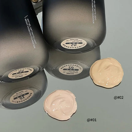 Misty Soft Matte Liquid Foundation Has a Creamy Texture That Is Light and Breathable. It Is Long-Lasting, Waterproof, Oil-Controlling, and Does Not Remove Makeup. Beginners Can Apply Makeup Easily