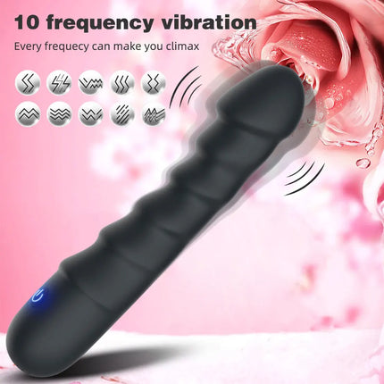 10 Modes Dildo Vibrator Strong Motor G-spot Clitoral Stimulator Vagina Massage Female Masturbator Adult Sex Toys For Woman Man
