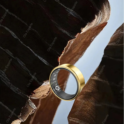 2026 New Smart Ring Men Women, Heart Rate Blood Oxygen and Sleep Monitor Smartring IP68 & 5ATM Waterproof, Multi-sport Mode Ring
