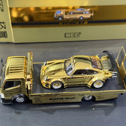 New In Stock Xcartoys Poprace 1:64 Pandem Fuso-300 Rwb 930 Pandem Elise Alloy Miniature Diecast Model Truck Model Hec Toys Gift