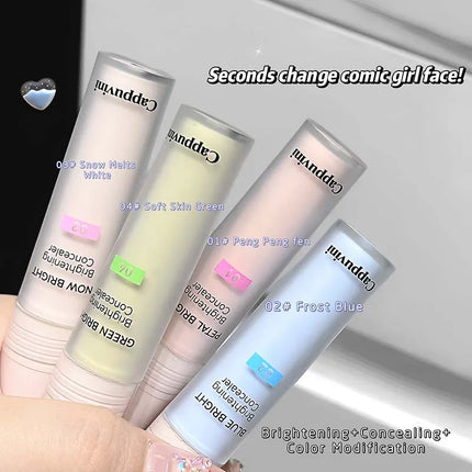 Liquid Brighten Concealer Stick Face Shadow Matte Powder Highlight Contour 3D Nose Shadow Cover Spots Dark Circles Makeup
