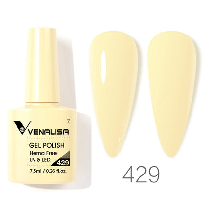 Venalisa VIP4 7.5ml Gel Nail Polish Hema Free Full Coverage Beautiful Semi Permanent Soak Off UV LED Gel Nail Polish Gel Lacquer