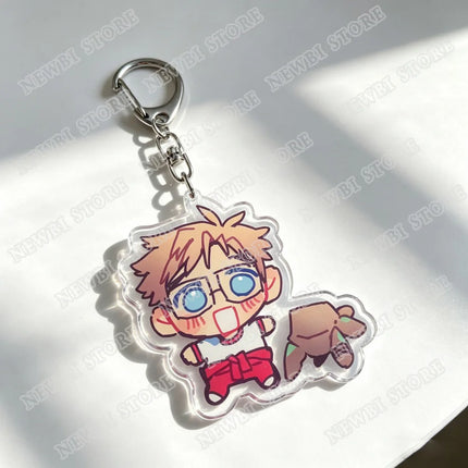 Project Hail Mary Keychains Amaze Fist My Bump Keyrings Jewelry Manga Game Fans Gifts