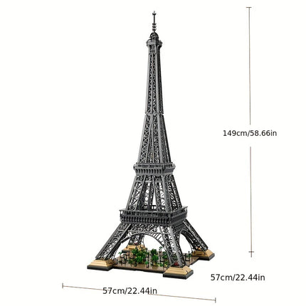 Cheapest 2026 Moc 1.49m 10001 Pcs Compatible Large Eiffel Tower Adults Birthday Christmas Gifts MOC Building Block Bricks