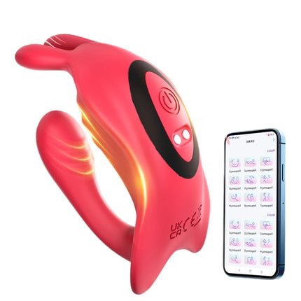 Wearable Vibrator Waterproof G-spot Clitoral Stimulator APP Bluetooth Control Rabbit Buttrfly Vibrations Adult Sex Toy for Women