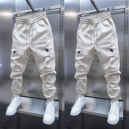 2025 New Men Joggers Autumn Sweatpants Spring Drawstring Casual Pants Workout Running Cotton Sports Trousers Men Clothing