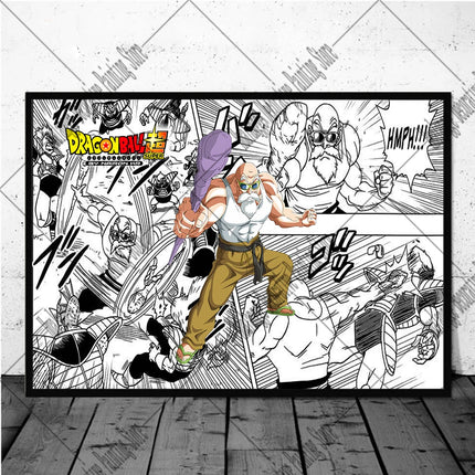Japanese Anime Dragon Ball Poster Movie HD Canvas Print Goku Vegeta Frieza Painting Art Wall Picture Home Decor Background Gifts