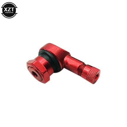 1PCS Aluminum Alloy Valve Motorcycle Rim 90 Degree Angle Motorcycle Wheel Tire Tubeless Valve Stems For Rim Wheel Parts