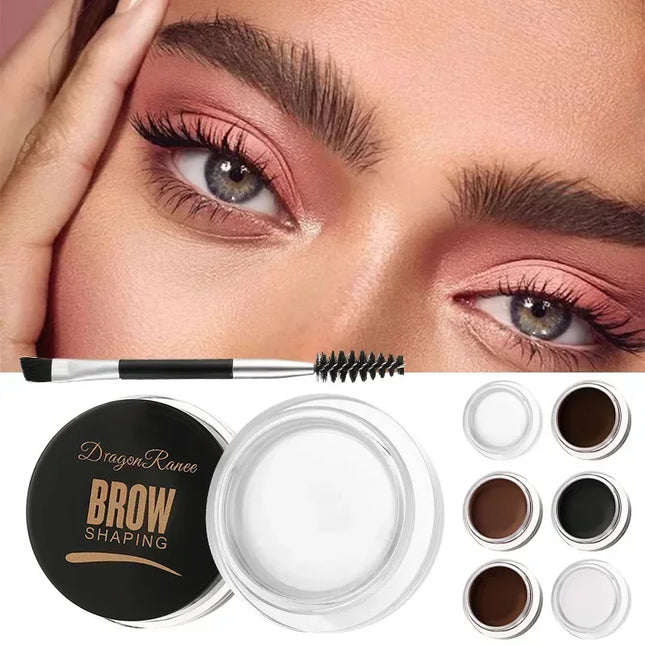 3D Wild Eyebrow Gel Wax Brow Styling Soap Waterproof Long Lasting Tint Eyebrows Enhancers Brows White Brown Eye Makeup Cosmetic