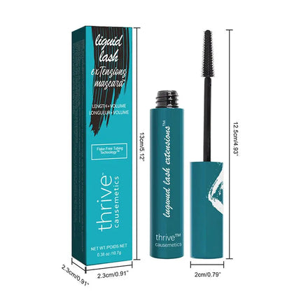 Thrive Mascara Curling Lengthen Eyelashes Extra Volume Waterproof Black Natural Lashes Eye Makeup Liquid Lash Extensions Mascara