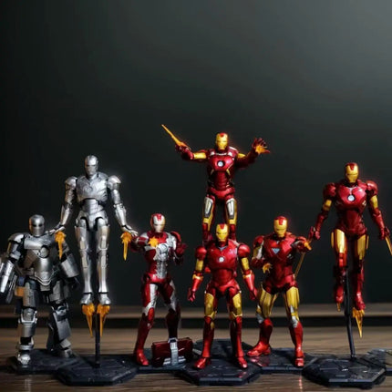 ZD Toys Iron Man Action Figures (Models: MK1-MK7,MK9 MK11, MK12, MK14, MK15, MK23, MK27, MK38, MK40, MK42, MK43,MK46 7-Inch, etc