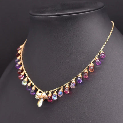 Natural FreshWater Pearl Pendant Necklace Woman 2025 Trend 18K Gold Plated  High Quality Designer Jewelry Gifts For Girlfriend