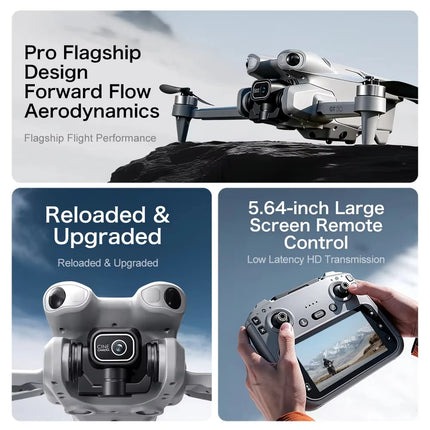 New Gift Upgrated 2026 GT50PRO Professional Drone with 4K Dual Camera Video Drone Quadcopter 360° Intelligent Obstacle Avoidance