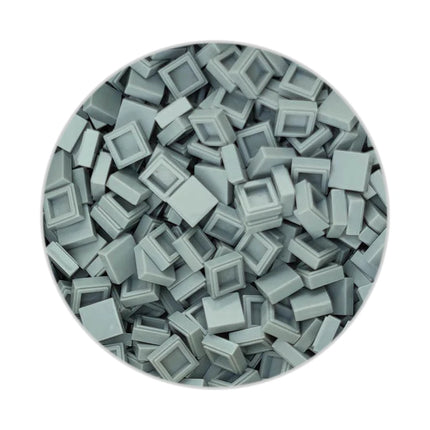200/330/660pcs MOC Pixel Particles Plate Smooth 1x1 DIY Building Blocks Flat Square Bricks Halloween Christmas Children Toy 3070