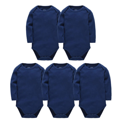 Kavkas Baby Boy Girl Clothes 0-24 Months 3/5 pcs a lot 100% Cotton Newborn Body bebe Bodysuit Long Sleeve Four Season Jumpsuit