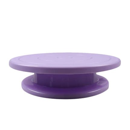 28cm Pastry Turntable Plastic Cake Rotating Table Anti-skid Round Cake Turntables Stand Cake Decorating Baking Tools
