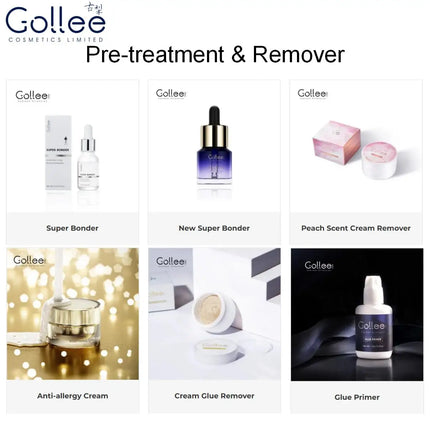 Gollee Primer Super Bonder Glue Remover Fast Drying False Eye Lash Extension Glue Anti-Allergy Cleaner Mascara Raincoat
