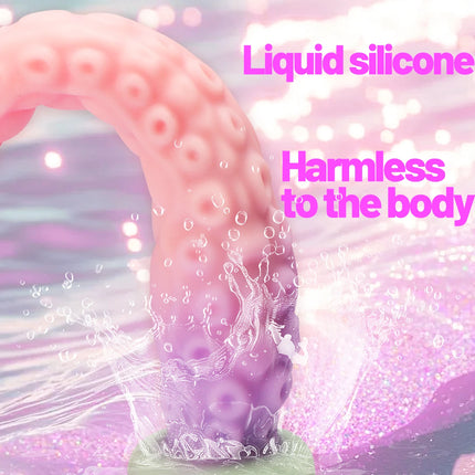 Soft Tentacles Anal Plug Unique Sexual Experience G-spot Clitoral Anal Stimulation Adult Masturbation Sex Toy Prostate Orgasm