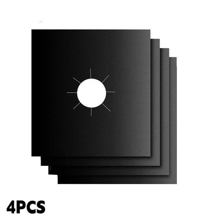 New Gas Stove Protectors Reusable Burner Covers Kitchen Gas Stove Mats Stovetop Cleaning Pad Liner Covers Kitchen Accessories