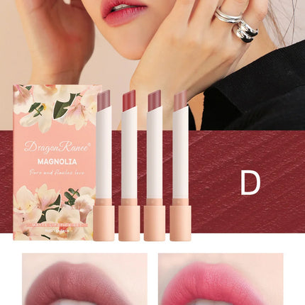 4PCS Velvet Matte Lipstick Set Long Lasting Waterproof Non Stick Lip Makeup Creative Cigarette Design Sexy Beauty