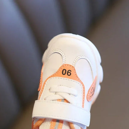 Size 20-31 Children Wear-resistant Casual Sports Shoes Baby Anti-slip Toddler Shoes Girls Boys Kids Soft Bottom Running Sneakers