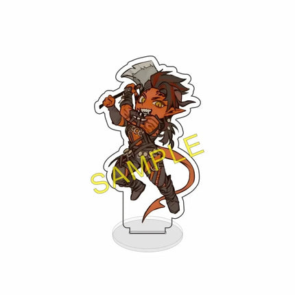Game Baldur's Gate Astarion Karlach Shadowheart 10CM Double-sided HD Printing Acrylic Stand keychain Desk Decor Collect gifts