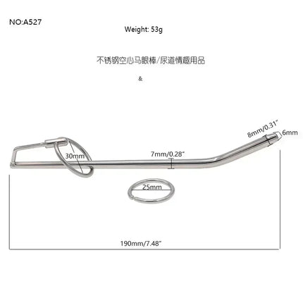Massage Wand Urethral Sound Dilators Stimulation Catheter Beads  Penis Plug Insert Male Masturbator Horse Eye Sticks BDSM Penis