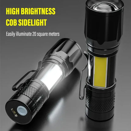 High Strong Power Led Flashlights Tactical Flash Light Torch Ultra Bright Lamp USB Charging Camping Fishing Defensa Zoom Lantern