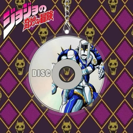 Anime JoJo Bizarre Adventure Acrylic key ring keychain Figure Cute Cosplay Plate Desk Decor Sign Figures Bag charm holiday Gift