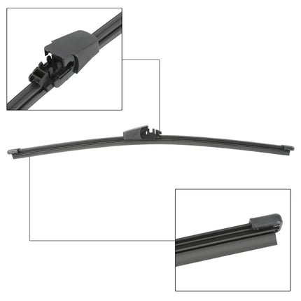 13" Rear Windshield Wiper Arm Blade Set For POLO 9N 2001 2002 2003 2005-2009 Car Accessories