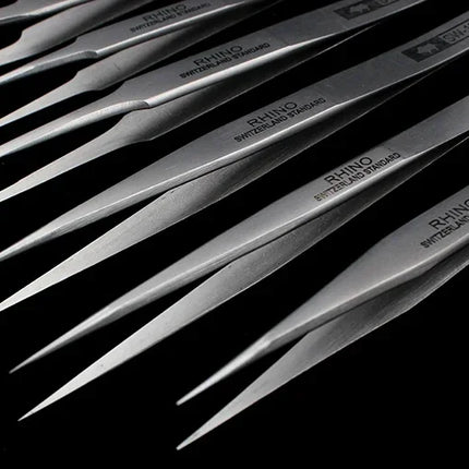 Durable RHINO RH Japanese Tweezers Sharp Hard High Precision for Small Objects Watch Phone Repair