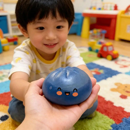 Simulation Flash Dumpling Pressure Ball Slow Rebound Soft Pinch Toy Anti Stress Relief For Office Home Decor And Birthday Gifts