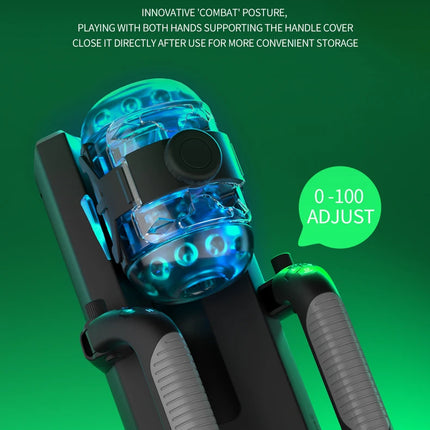 Fully Automatic Handle Masturbator 6-Segment Fixed-point Telescopic Male One-Key Burst Masturbation Cup Trainer Sex Toys for Men