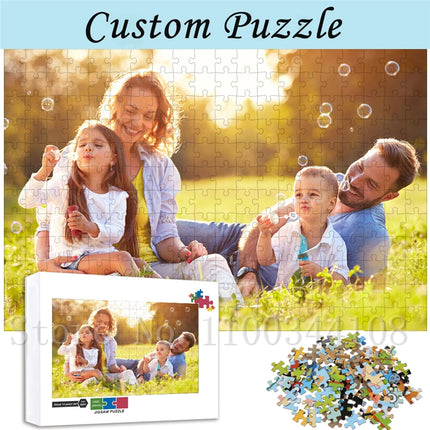 Personalized Puzzle Custom Photo Puzzle 108/200/300/500/1000/1500 PCS Custom Jigsaw Puzzle Birthday Wedding Valentine's Day Gift