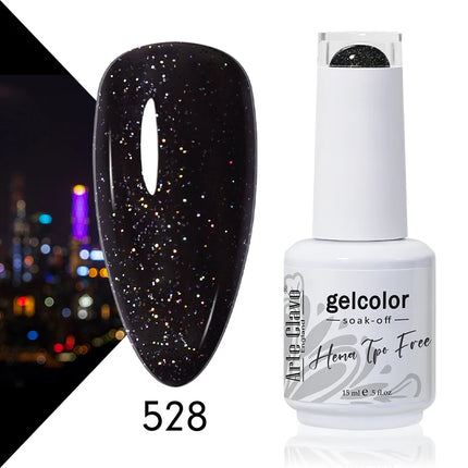Arte Clavo Colourful Gel Nail Polish Nail Art Gel Varnishes Macaron Color Nail Semi Permanant Soak Off LED UV Gel Nail Varnishes
