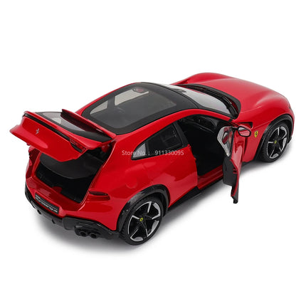 Bburago 1:24 Scale NEW Ferrari Purosangue Alloy Luxury Vehicle Diecast Cars Model Toy Collection Gift