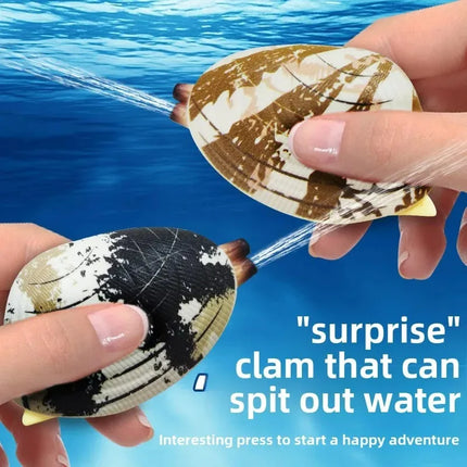 5/10PCSMini Water Spraying Clam Shell Toy for Boys - Simulated Water Gun Prank Toy Summer Outdoor Play Children's Shell Game