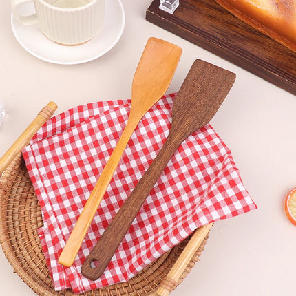 (.) Wooden Spatula Rice Ladle Soup Spoon Kitchen Cooking Tools Natural Wood Is Safe And Durable For Home Restaurant Kitchens