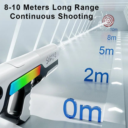 Electric Continuous Shooting Water Guns for Adults Automatic Water Absorb Blasters Summer Outdoor Pool Battle Game Toys for Kids
