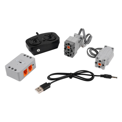 1:14 Sports Car Building Blocks Remote Control Kit Technical MOC Parts for 2007 Power Pack Servo M Motor for Racing Enthusiasts