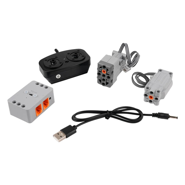 1:14 Sports Car Building Blocks Remote Control Kit Technical MOC Parts for 2007 Power Pack Servo M Motor for Racing Enthusiasts